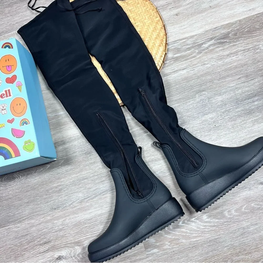 Jeffrey Campbell monsoon‎ boots new in box otk rain boots women’s size 6